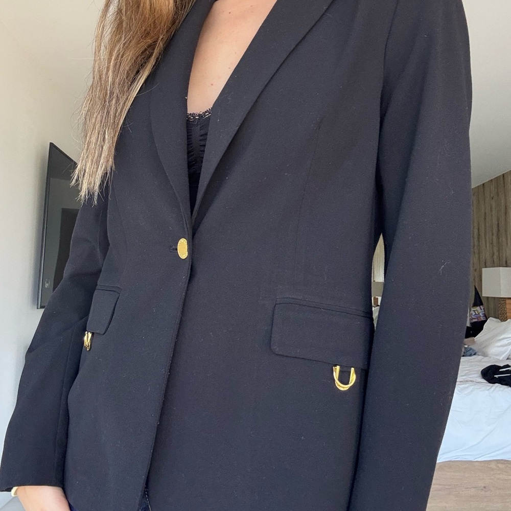 Calvin Klein Black Blazer Jacket - Suit Style - Size M